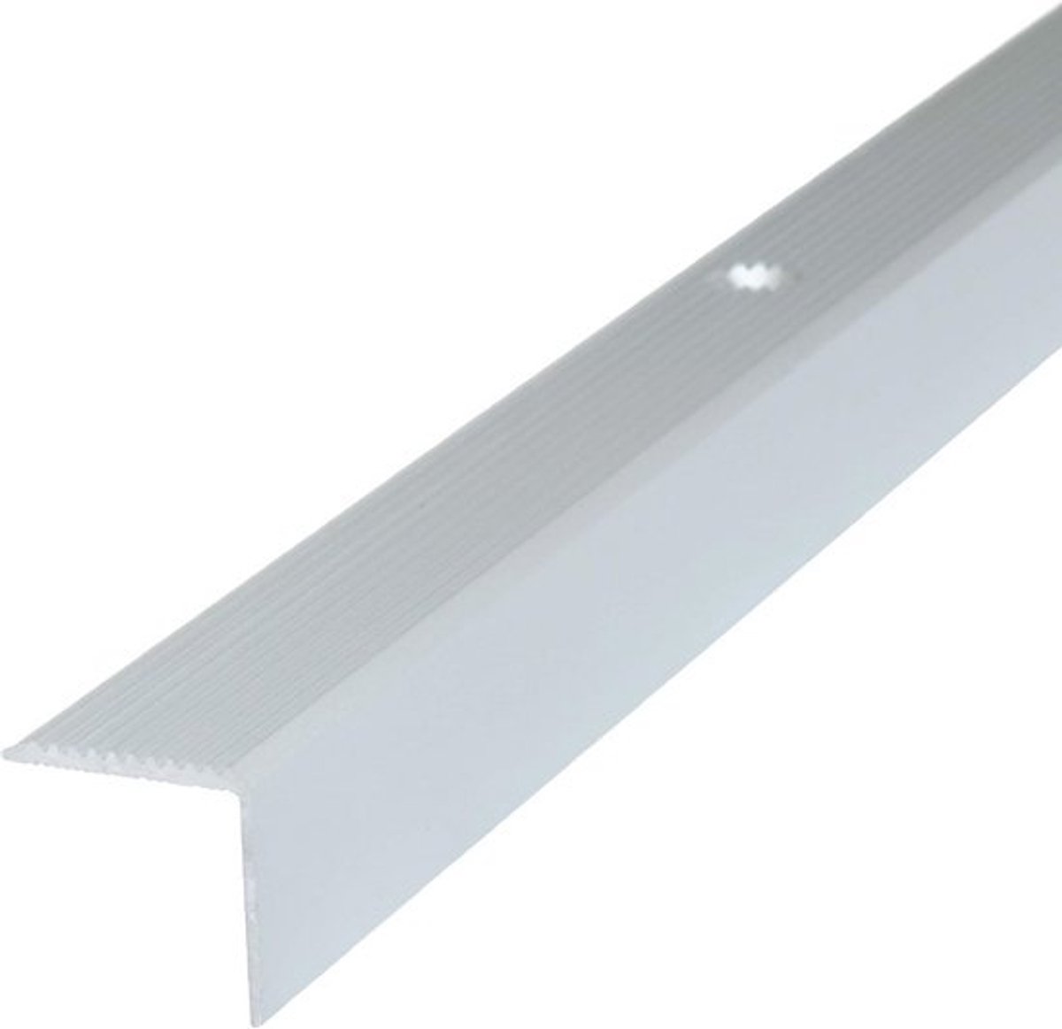 Aluminium trapneus profiel 100cm x 30mm x 30mm voor trap hoek - Vloerprofiel in zilver