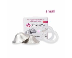 Silverette ® Tepelkapjes REGULAR + O-FEEL™ Ringen Originele Zilveren Tepelhoedjes Klinisch Getest 925 Zilver
