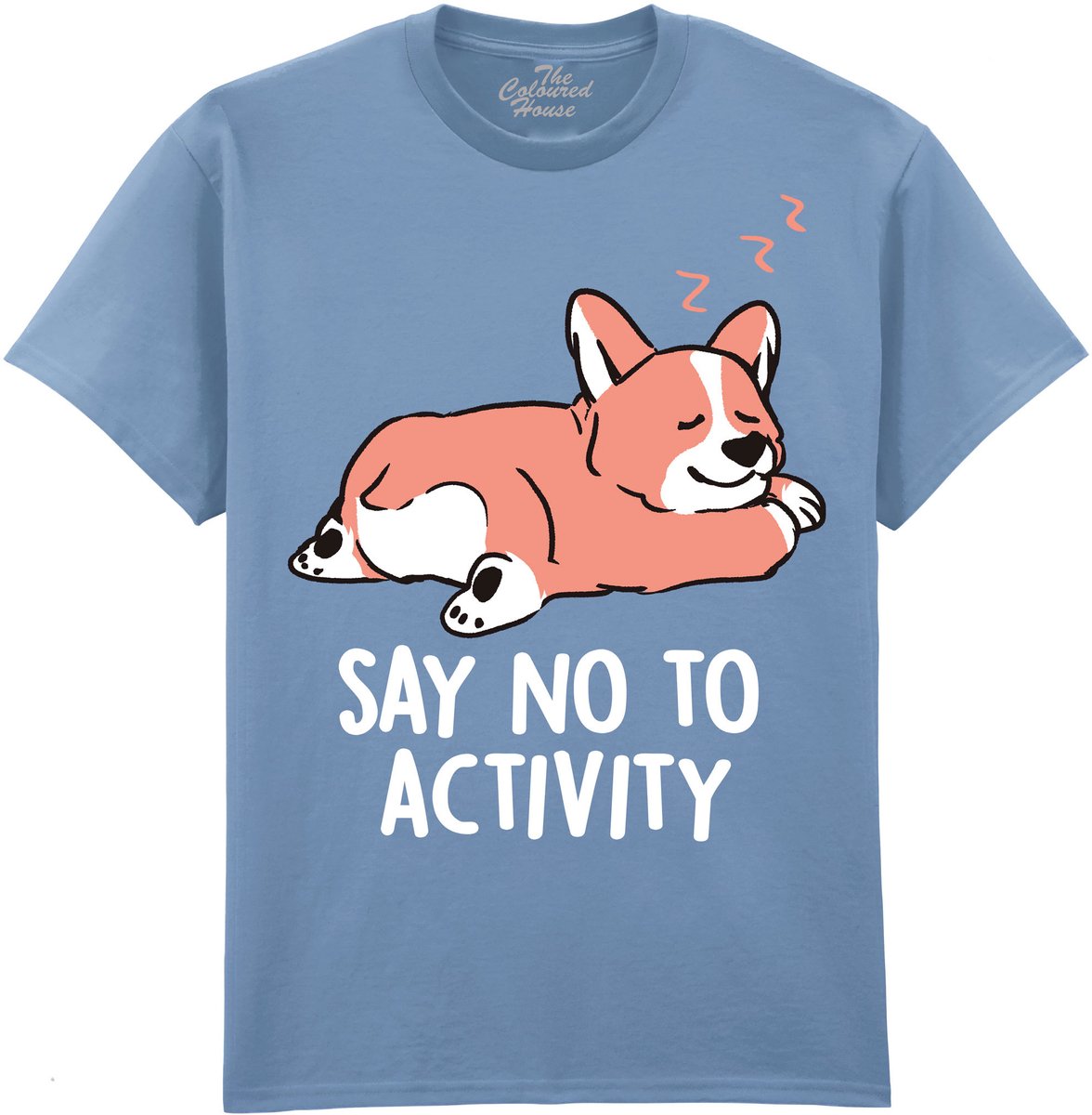 Corgi Say No To Activity The Coloured House T-shirt 3XL