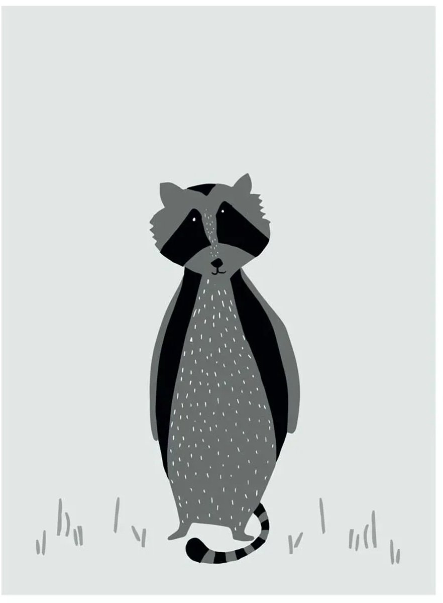 Trixie kinderposter wasbeer