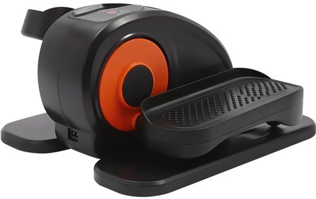 Onderste Elliptische Trainer - Zittende Fiets - Thuis Trainen - 5 Weerstandsniveaus - 36x44x22 cm - Oranje Zwart