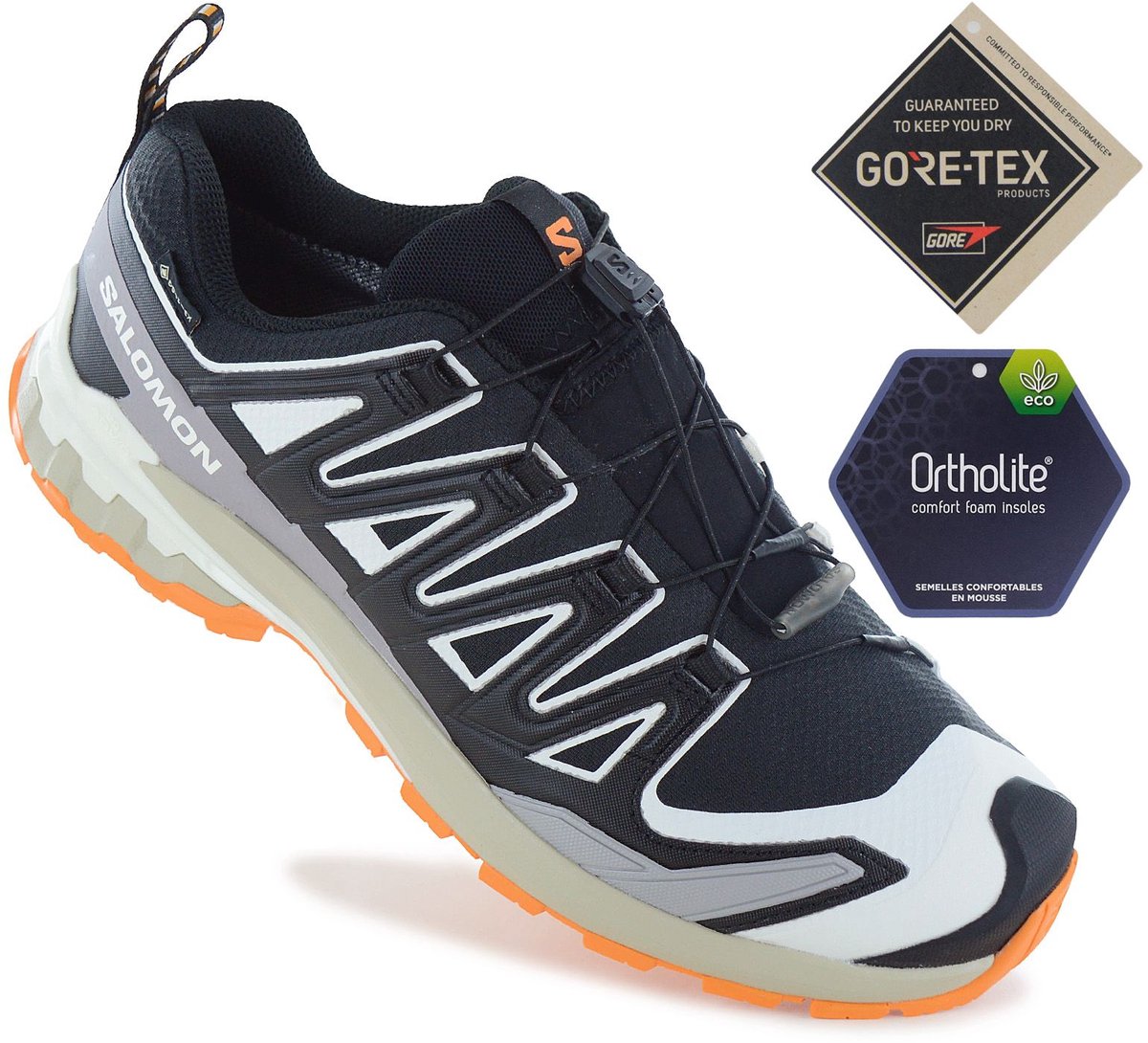 Salomon XA PRO 3D V9 GTX - GORE-TEX - Heren Wandelschoenen Trail-Running Schoenen 478819 , Maat: EU 40 2/3 UK 7