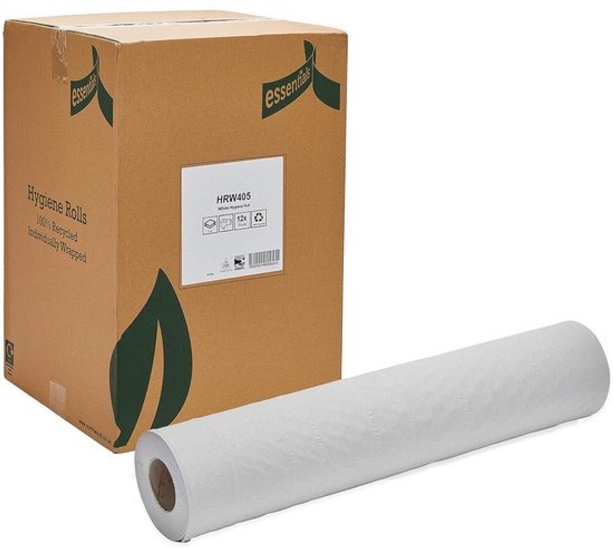 Papierrollen - Behandelbankrollen - Hygiënisch Werken - 100 Vellen Per Rol - 12 Stuks - Wit