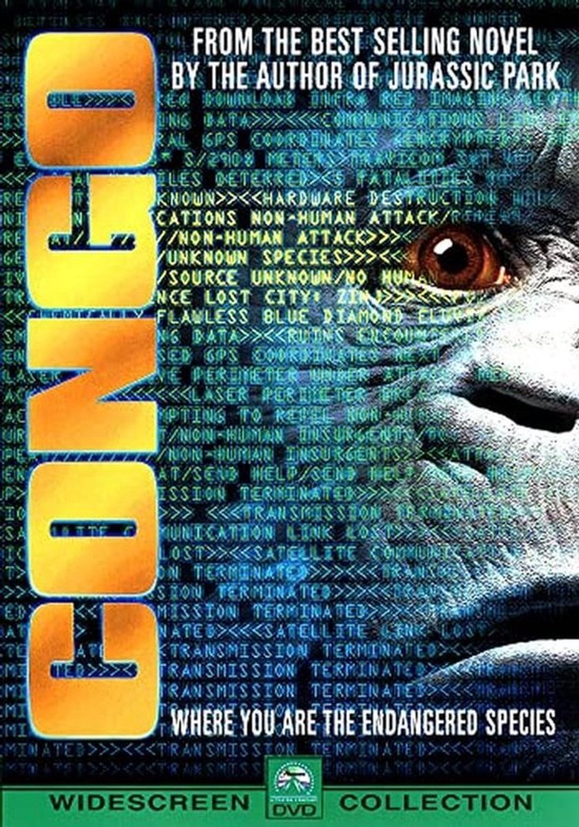 Congo DVD 1995 - Spannende avonturenfilm met Laura Linney en Dylan Walsh