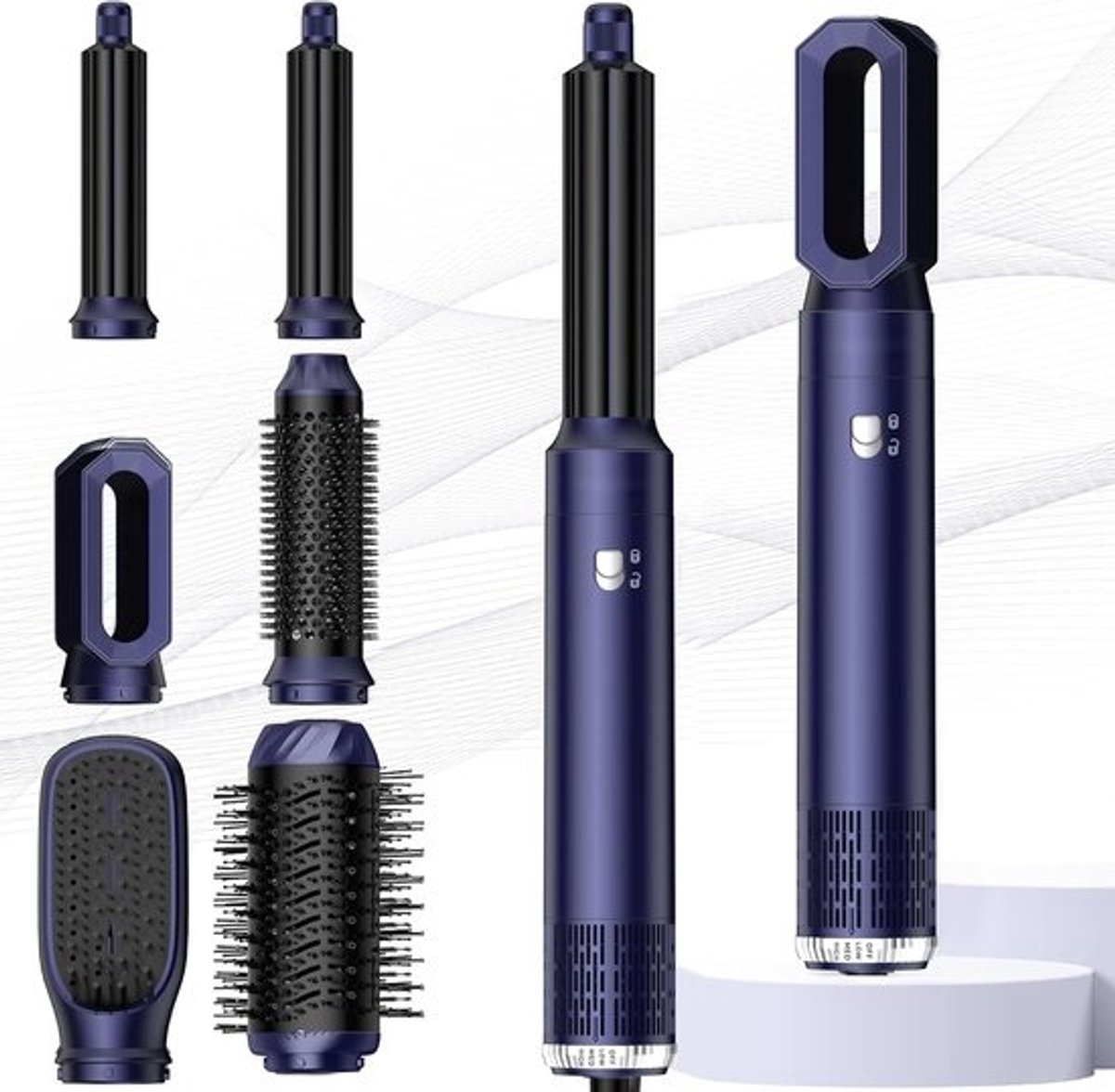 Haar Styler - Multistyler Föhn - Dagelijks Haar Styling - 6-in-1 Functionaliteit - 8x32x22cm