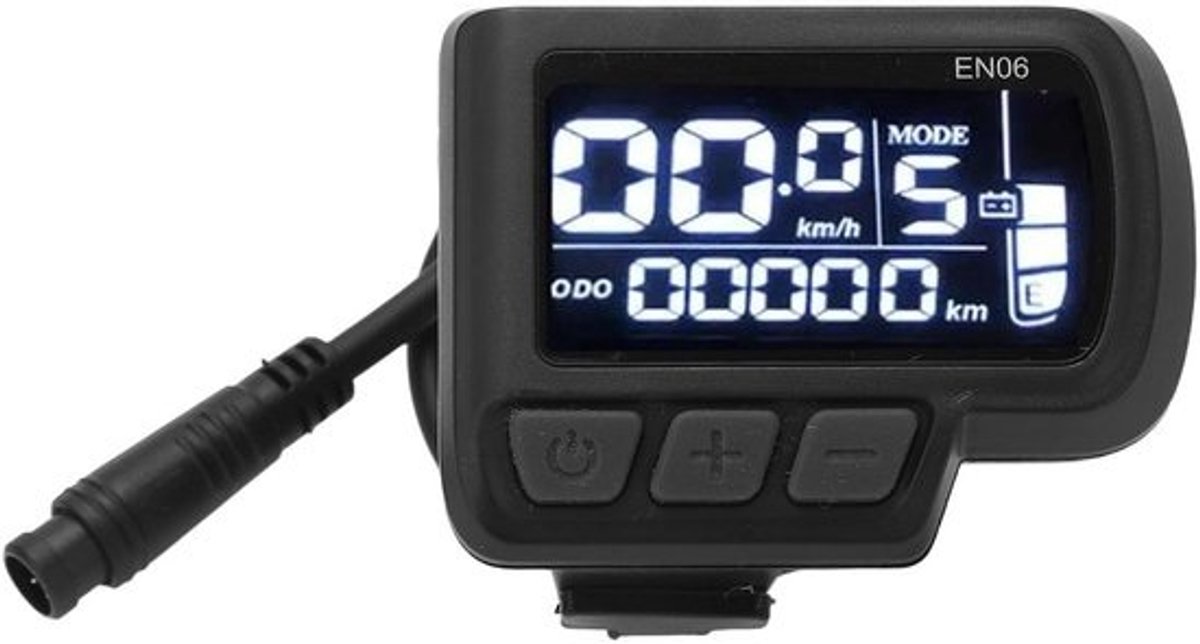 Elektrisch Fietsdisplay - LCD Meter - Fietsen - Waterdicht met Beugel - 22.2mm Stuur