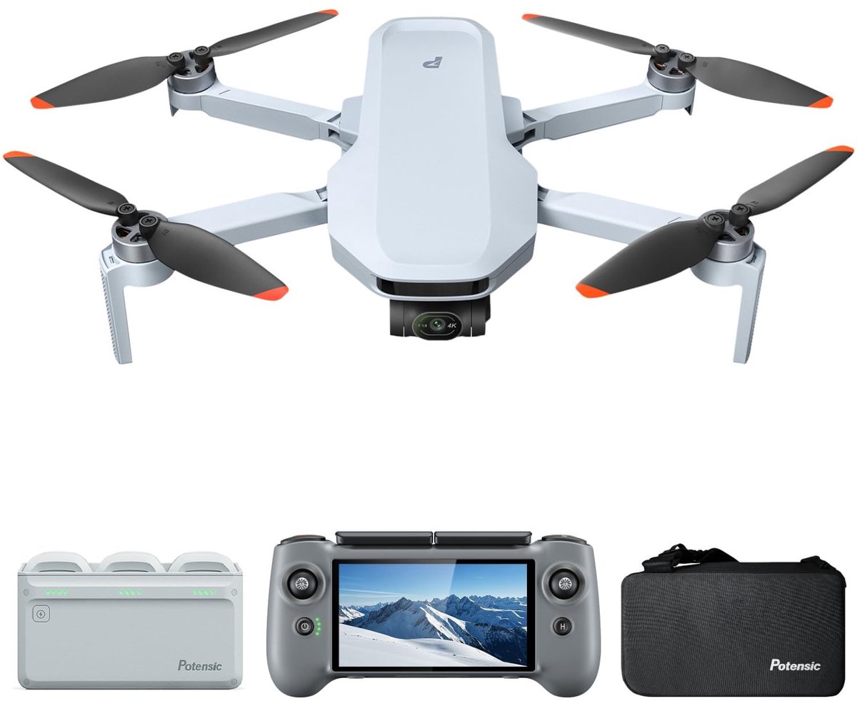 Potensic ATOM 2 Fly More Combo met PTD 1 Smart Controller - 8K drone - 1.2" CMOS - 10 km bereik - 32 min vliegtijd - 249 gram