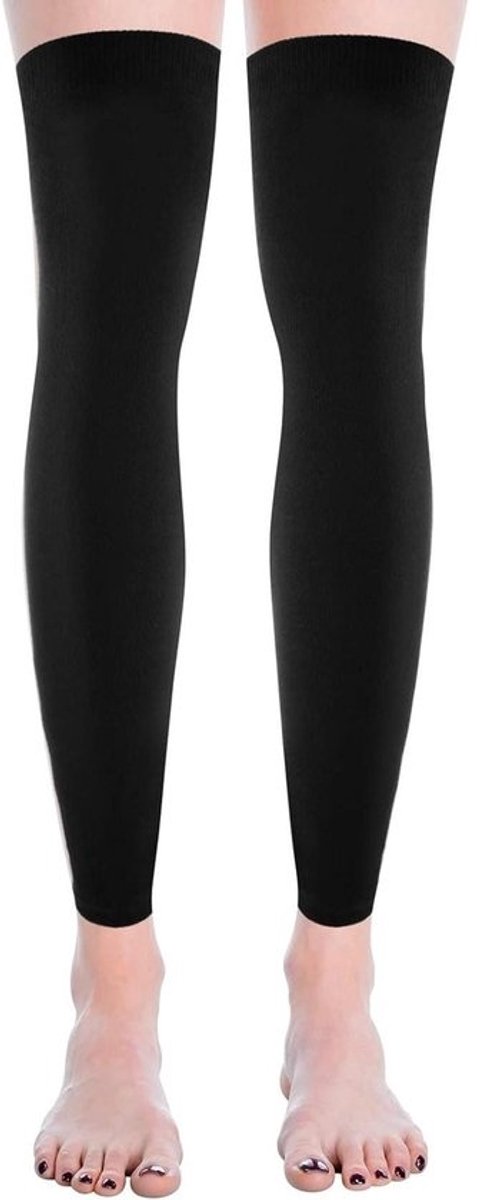 Allecta - Lange thermische beenwarmer voor vrouwen - Winter kniewarmers - Voetloze knie hoge sokken - Warme leggings - Mouw voor meisjes