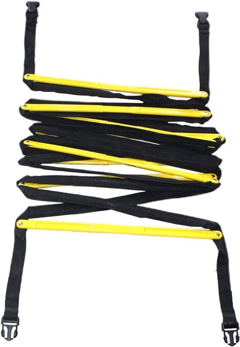 Snelheidsladder Trainingsset - Agility Ladder Voetbal - Sportprestaties Verbeteren - Verdikte PP Materiaal - 5.1M - Niet gespecificeerd