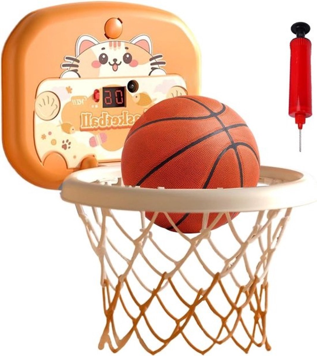Mini Basketbalring - Peuter Basketbal Set - Sport En Spel - Wandbevestiging - 29 x 25 x 6 cm