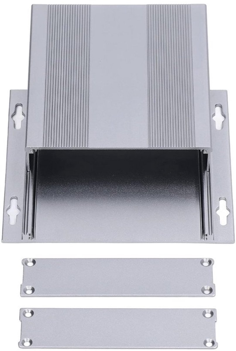 Aluminium behuizing voor elektronische toepassingen - 13,9 x 12,5 x 2,6 cm