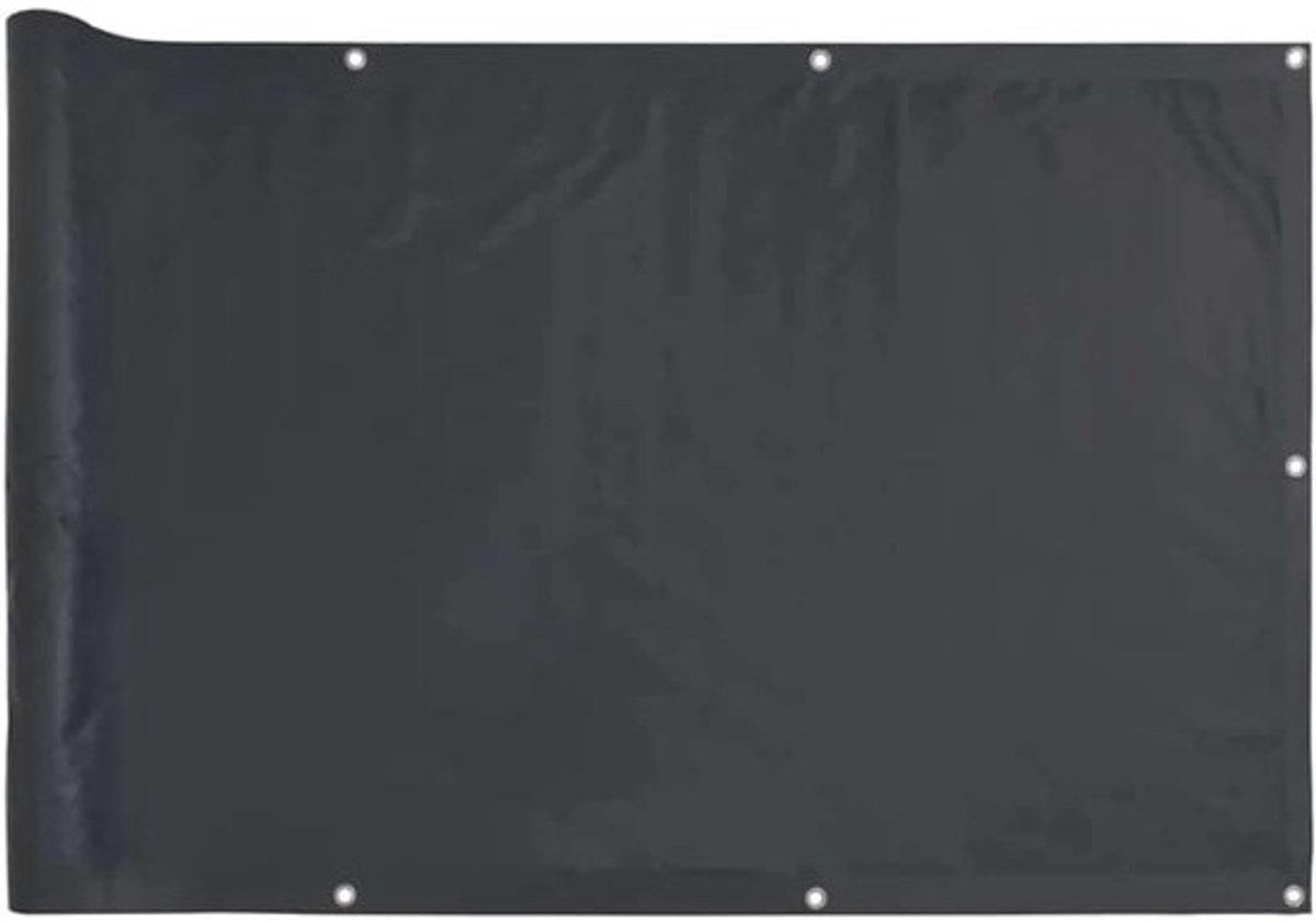 Tuinscherm PVC - Balkonscherm windscherm - Privacy verhogen - Weerbestendig duurzaam materiaal - 300x120 cm - Antraciet