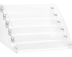 6 lagen nagellakopslag - acryl nagellak organizer - houder - helder nagellakrek - kan ongeveer 60 flessen bevatten. nagellak opbergen