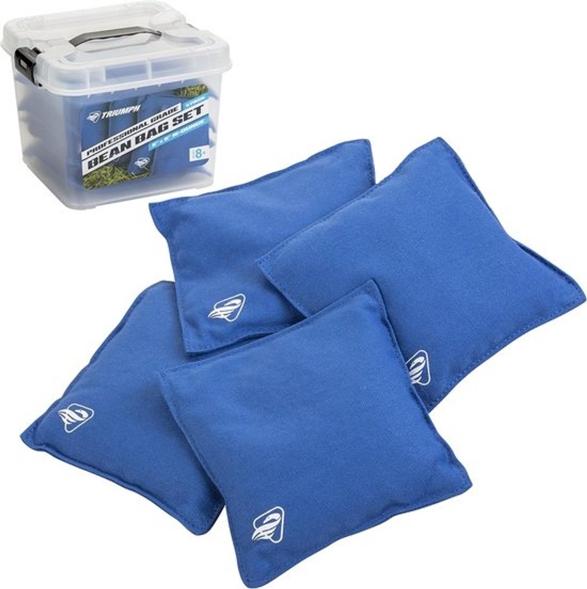 Cornhole Bean Bags Set van 8 - Stevige Canvas Zakken voor Buiten Spel