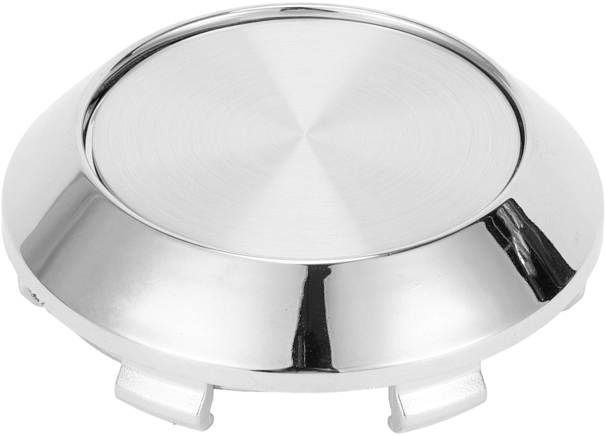 A ABSOPRO Wiel Center Caps Hub Caps Velg Center Caps OD: 70mm/2.76" Wiel Caps Hubcap Plastic Zilveren Toon 1Pc voor - ShopVlot