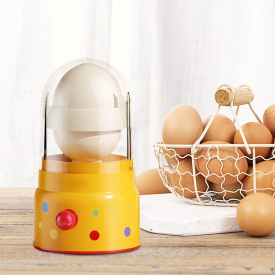 Handmixer Eieren - Keukengereedschap Mixer - Snel Ingrediënten Mengen - Handmatig Touw Mechanisme - 15.5 x 8 cm - Rood — afbeelding 4
