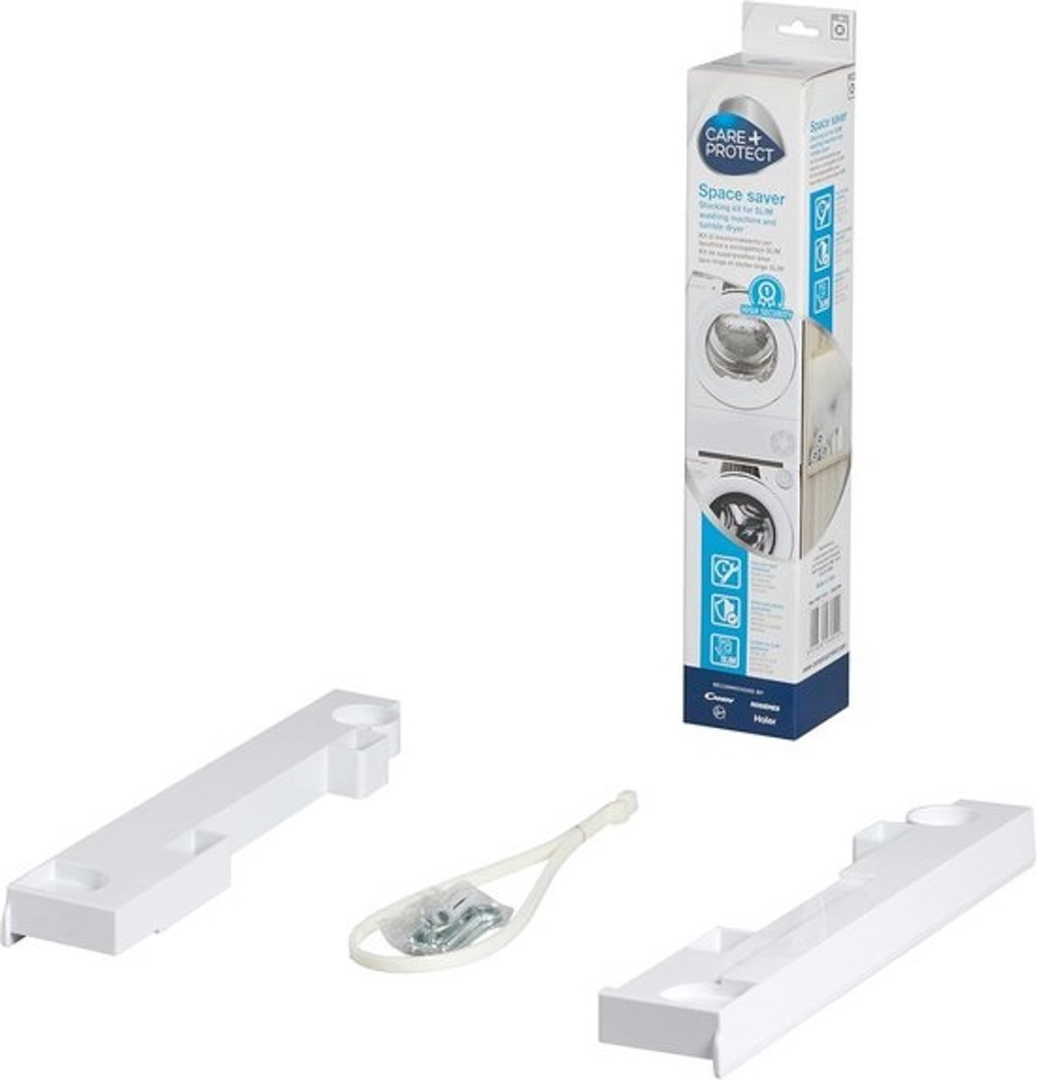 Stapelkit Wasmachine Droger - Universele Ophangset - Ruimte Besparen - Met Uitschuifbare Plank - Voor Apparaten 40-47cm