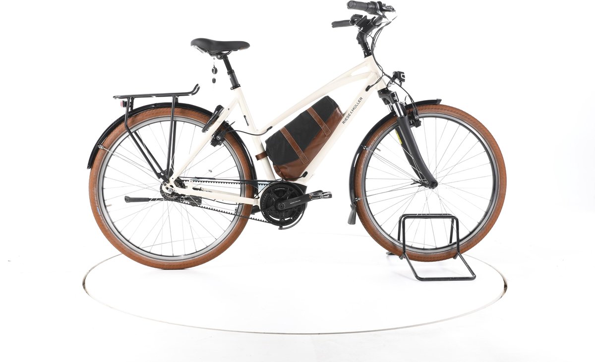 Riese & Müller Cruiser2 Mixte Elektrische citybike Bosch Accu 545Wh 28" beige