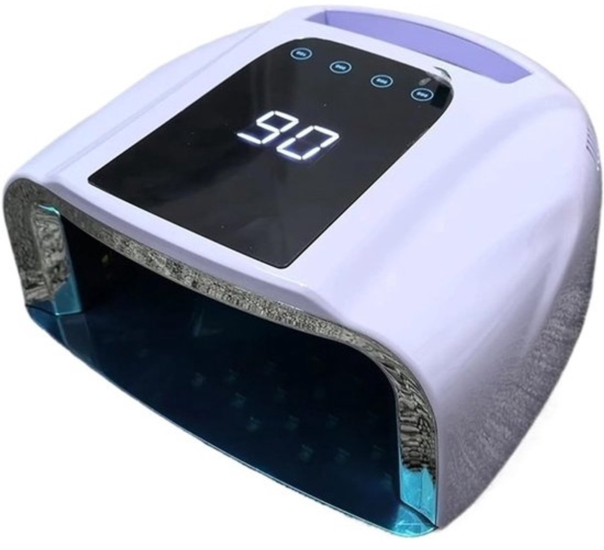 Nagellamp - Gellak Droger - Manicure Machine - Spiegelende Reflecterende Bodem - 22x22x10cm - Lila
