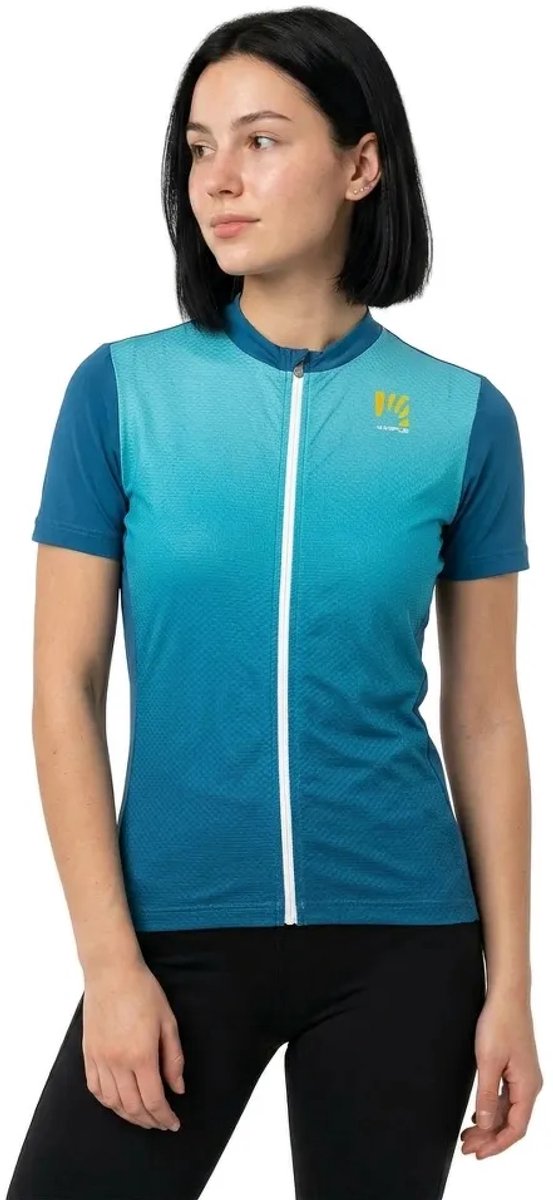 Karpos Verve Evo Korte Mouw Wielertrui Blauw M Vrouw