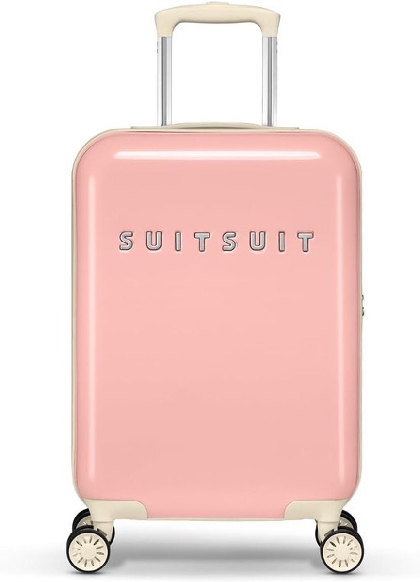 Koffer - Handbagage Koffer - Weekend Trip - Vier Zwenkwielen - 55 cm - Pastel
