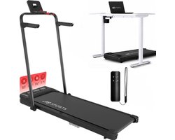 AJ-Sports Loopband - 1 tot 12 km/u - Walking pad - Loopband inklapbaar - Wandelband - Hardloopband - Treadmill - Extra Krachtige 2.0 PK Motor - 12 Programma's - 99% Voorgemonteerd - De perfecte Loopband voor onder het Bureau - Fitness - Sport