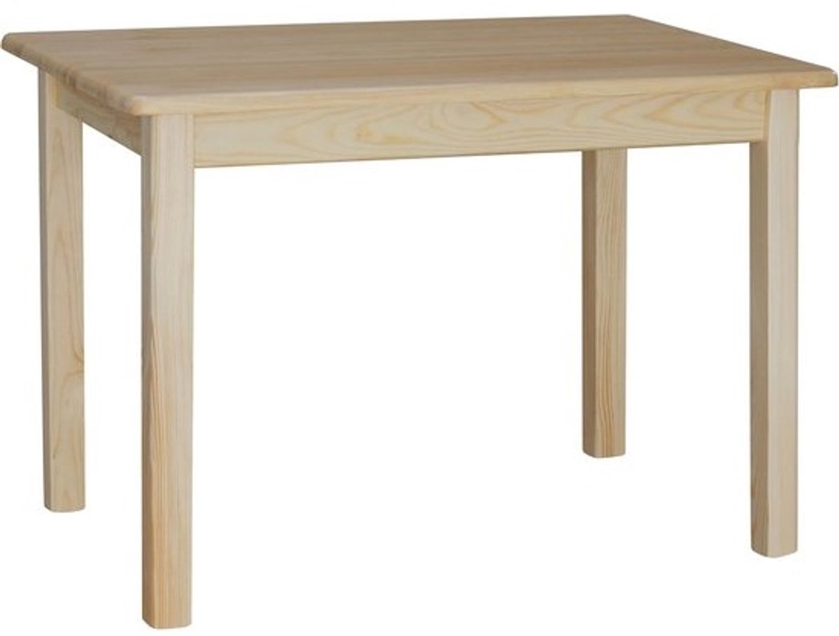 Eettafel Houten Rechthoekig 70x100 cm Massief Grenen Gelakt Keukentafel