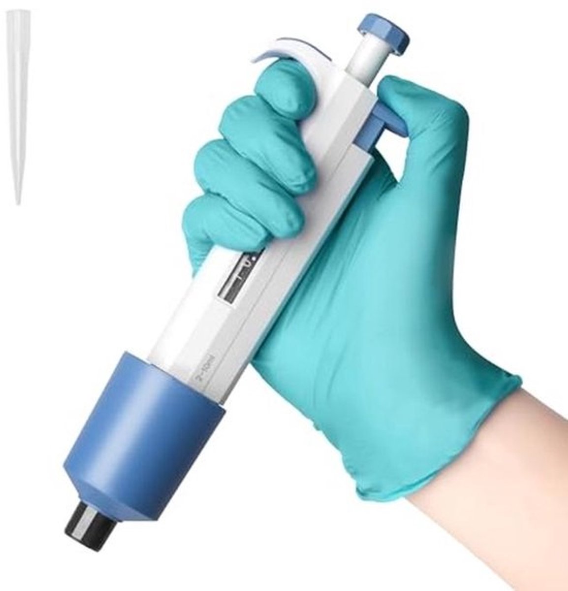 Micropipet 2-10 ml voor Laboratoria - Nauwkeurige Handmatige Pipet met Instelbaar Volume