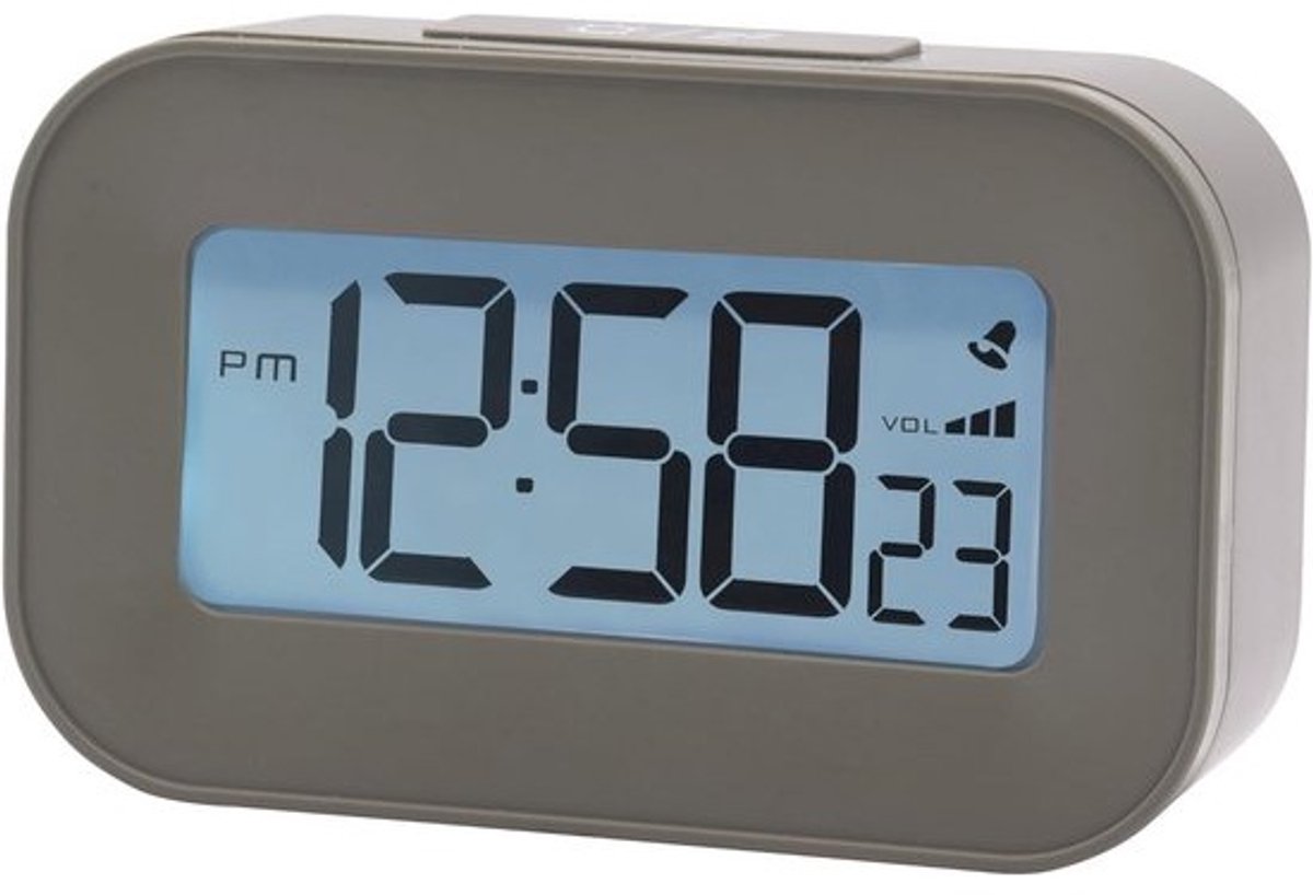 Digitale Wekker met LCD Scherm, Snooze-functie en Verstelbaar Volume