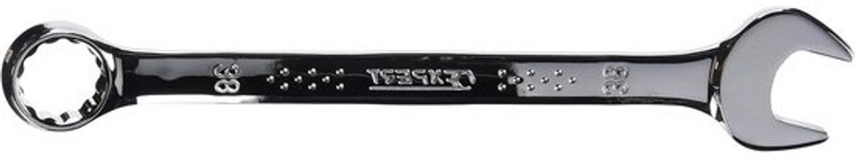 Vork-ringsleutel - Combinatiesleutel Ring Vork - Vastzetten Bouten - 12-kantige Ringkop - 38 mm - Chroom
