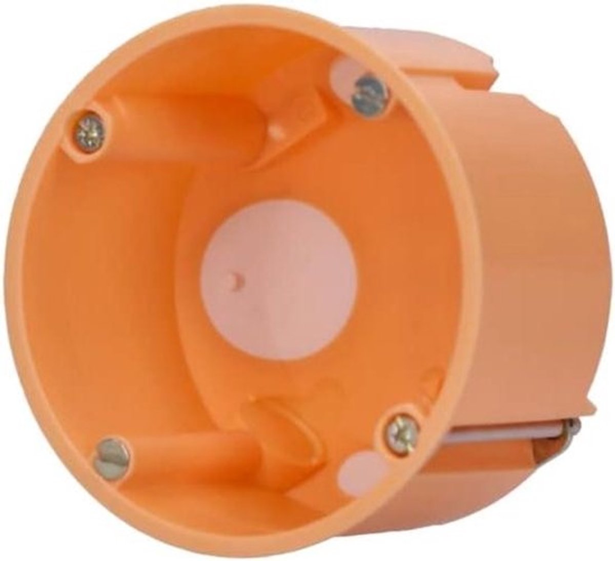 Holle Wand Apparaatdoos - Inbouwdoos Leidingdoos - Elektrische Installatie - Winddicht Zelfremmend - 50 stuks 47 mm - Oranje