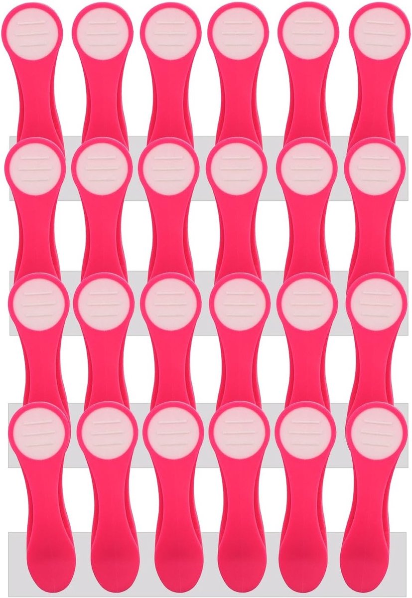 Wasknijpers - Roze - 70 x 22 x 25 mm - Roestvrij Staal met Soft Grip - Voor Gevoelige Was