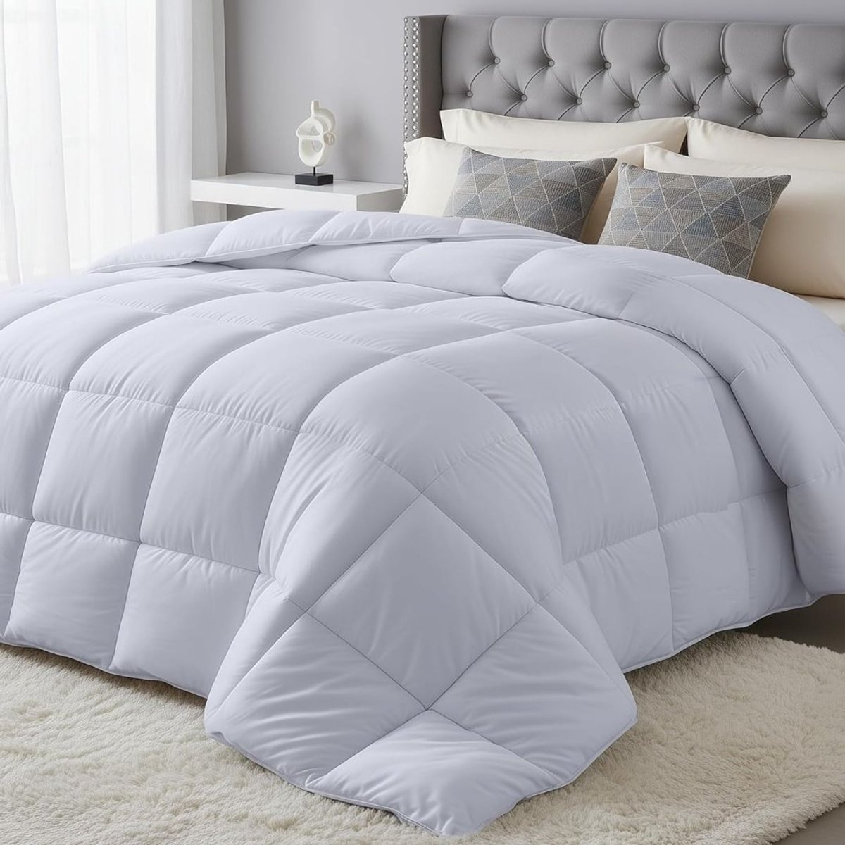Zolvano® Dekbed 180x200 - Tweepersoons - Dekbed - 180x200cm-Wit
