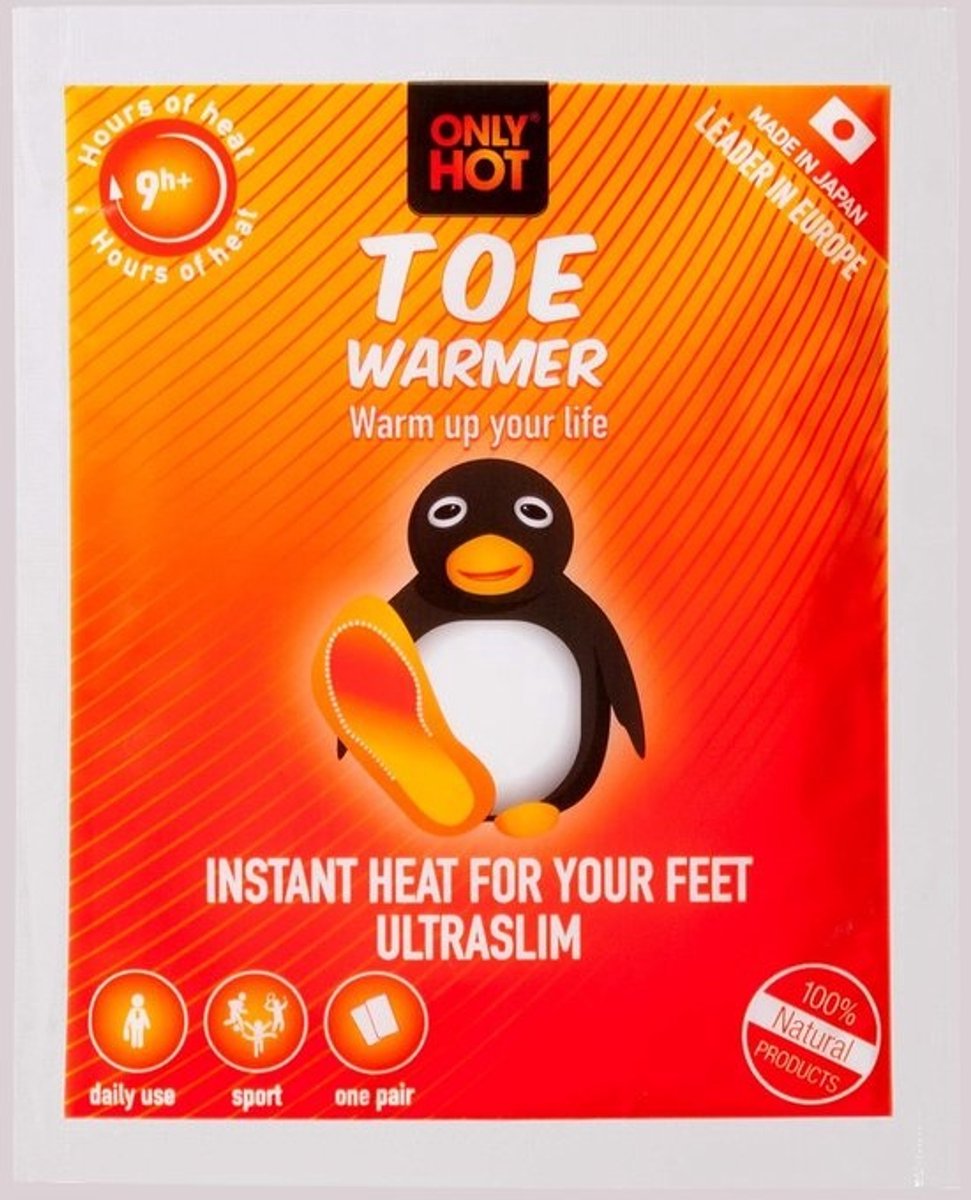 Voetwarmers - Verwarmingskussentjes - Buitenactiviteiten - 9 Uur Warmte - Wit