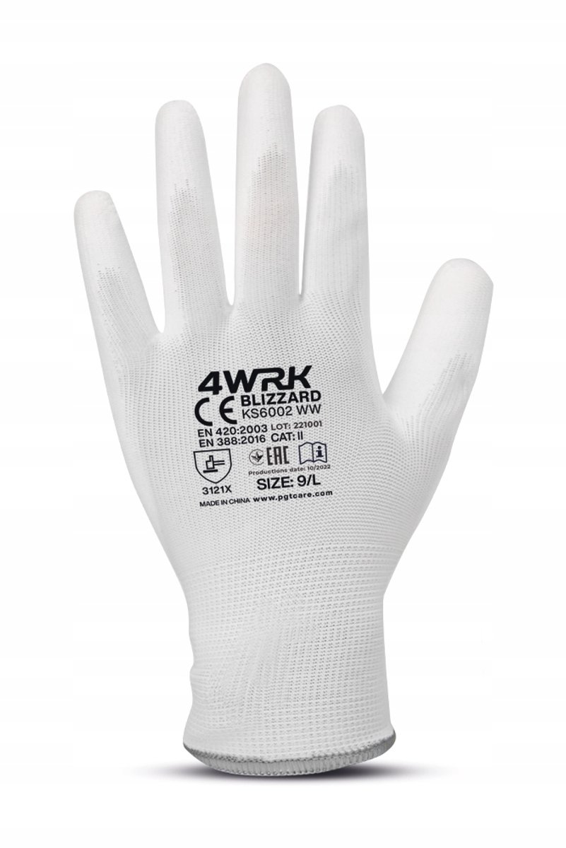 Werkhandschoenen-Veiligheidshandschoenen-Montagehandschoenen-BLIZZARD WW-Goede handventilatie -12 paar maat- 10/XL