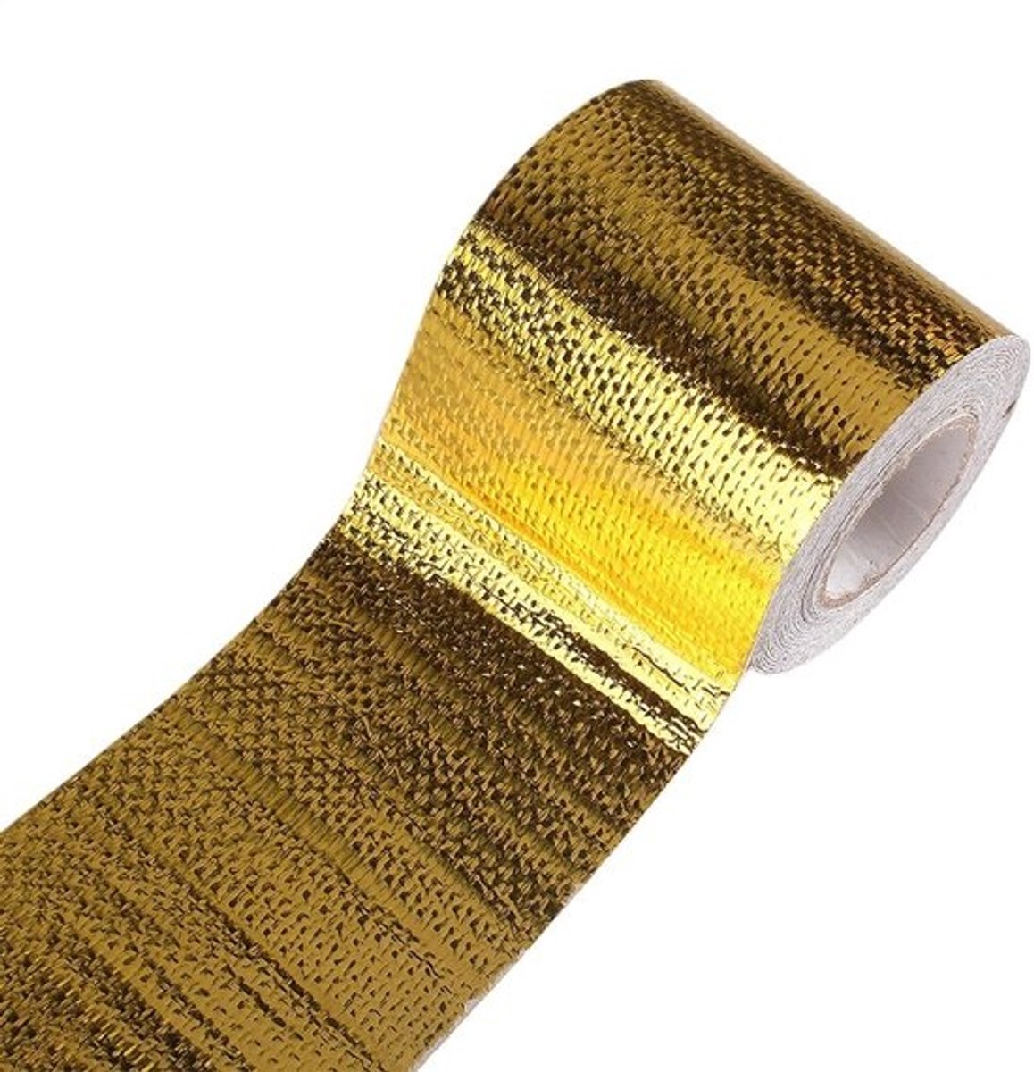 Aluminiumfolie Tape - Hittebestendig Plakband - Uitlaat Reparatie - Waterdicht en Hittebestendig - 10 Meter Rol - Goud