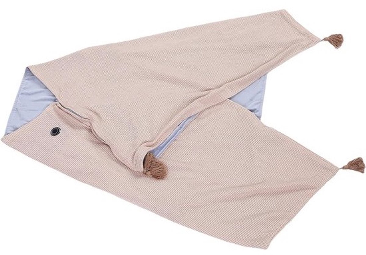 Elektrische Verwarmingswikkel - Verwarmingssjaal Plaid - Winterse Ontspanning - 9-zone Verwarming - 34 x 24 x 8 cm - Grijs