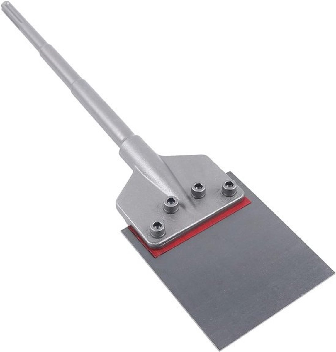 Spatelbeitel - Vloerschraper Tapijtstripper - Vloerbedekking Verwijderen - SDS-Max Schacht - 245 x 6 x 1 cm - Metaal