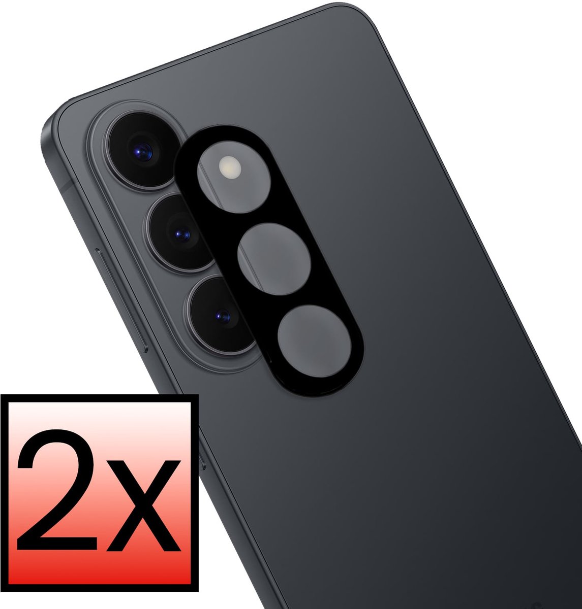 Camera Lens Protector - 2 Stuks - Geschikt voor Samsung Galaxy S26 FE - Camera Screenprotector - Beschermglas - Gehard Glas - Tempered Glass - Screen Protector