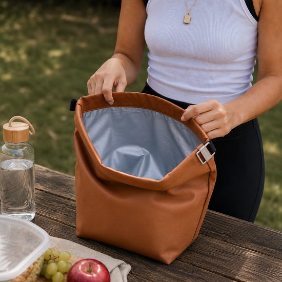 Lunchtas voor Dames & Heren - Koeltas voor Lunch - Waterdicht & Lekvrij - Gerecycled PET van Good To Give — afbeelding 3