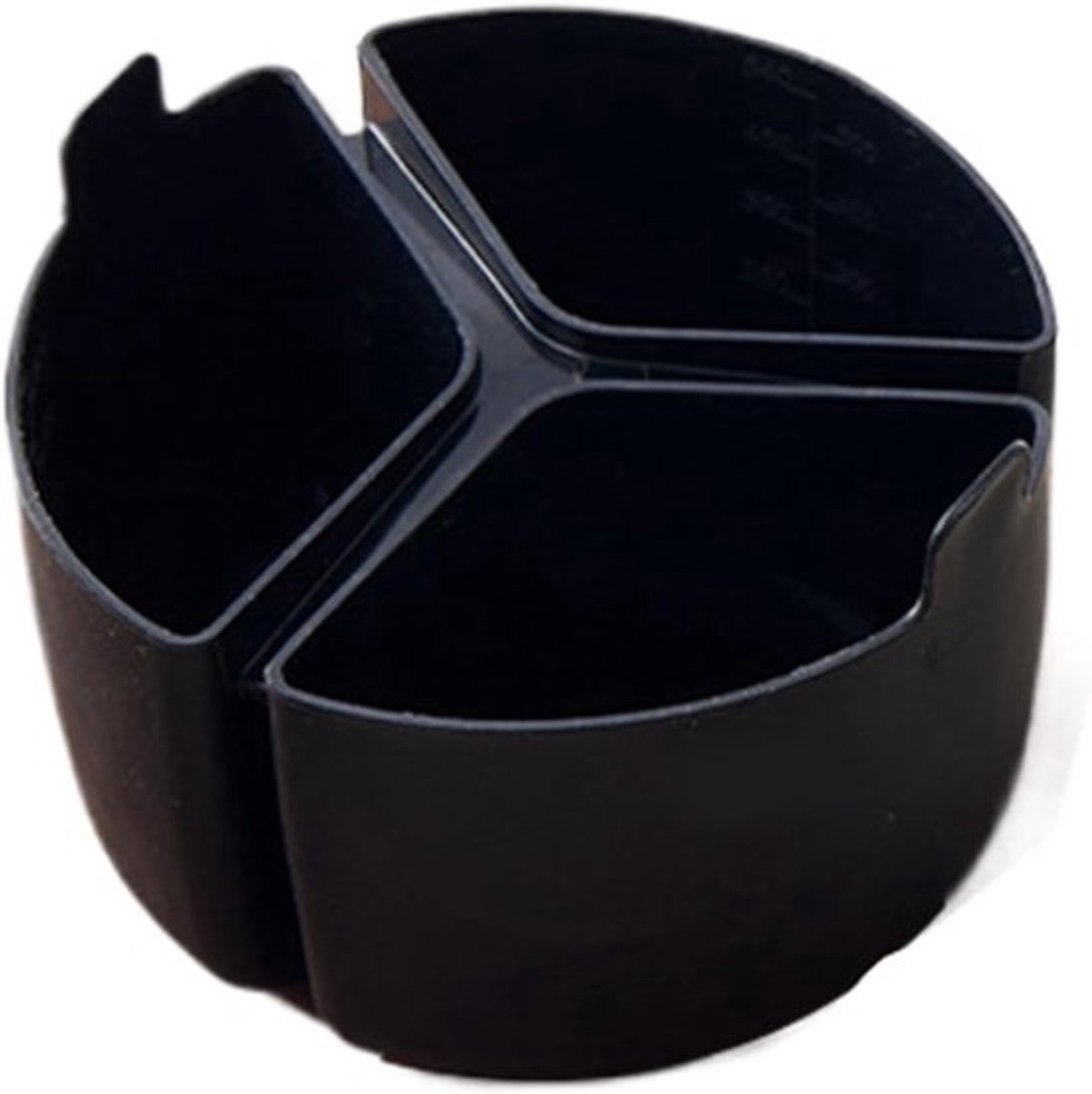 Slow Cooker Liner - Potverdeler Kookaccessoires - Maaltijdvoorbereiding - 3-Delig Ontwerp - 1800 ml - Black