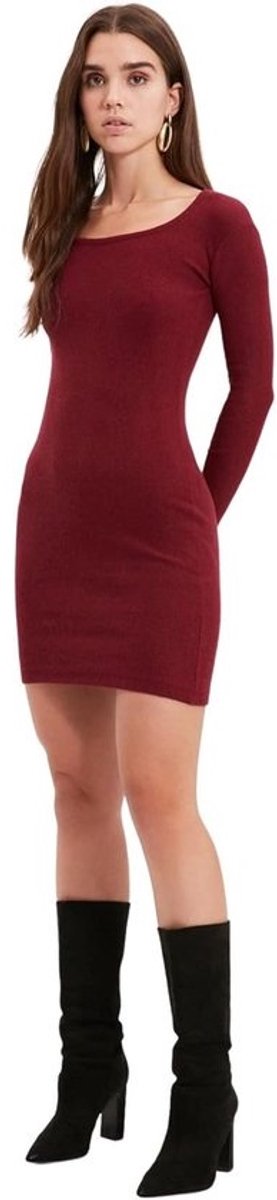 Bodycon Jurk Zwart - M