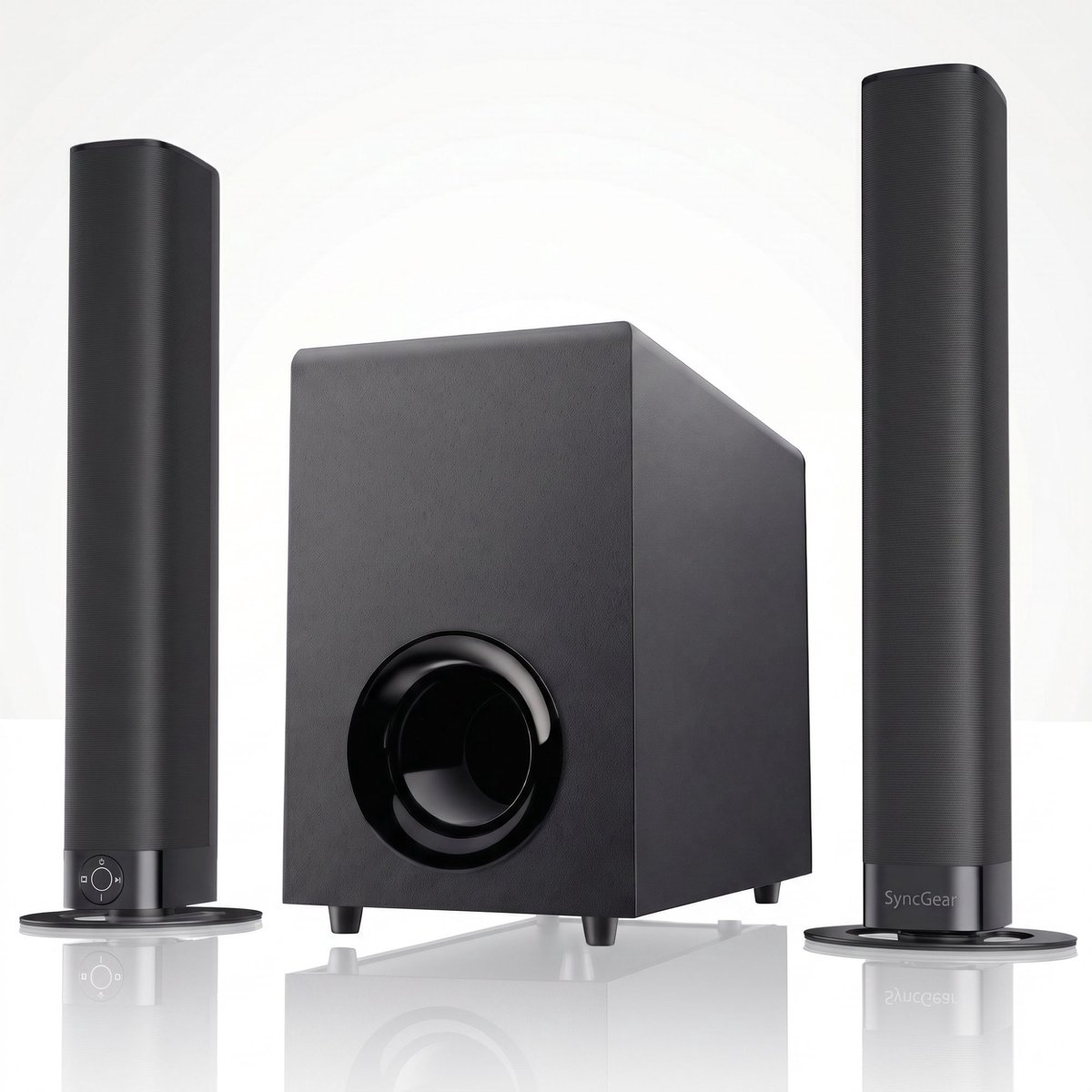 SyncGear 2-in-1 Soundbar met Subwoofer 130W Bluetooth 5.3