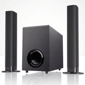 SyncGear 2-in-1 Soundbar met Subwoofer – Nieuw 2026 – Geen Luiden Opstart Geluiden – Home Cinema – 130W – Bluetooth 5.3 – HDMI ARC – TV Speakers – Surround Set Home Cinema – Actieve Subwoofer