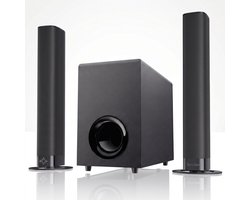 SyncGear 2-in-1 Soundbar met Subwoofer – Nieuw 2026 – Geen Luiden Opstart Geluiden – Home Cinema – 130W – Bluetooth 5.3 – HDMI ARC – TV Speakers – Surround Set Home Cinema – Draadloze Actieve Subwoofer
