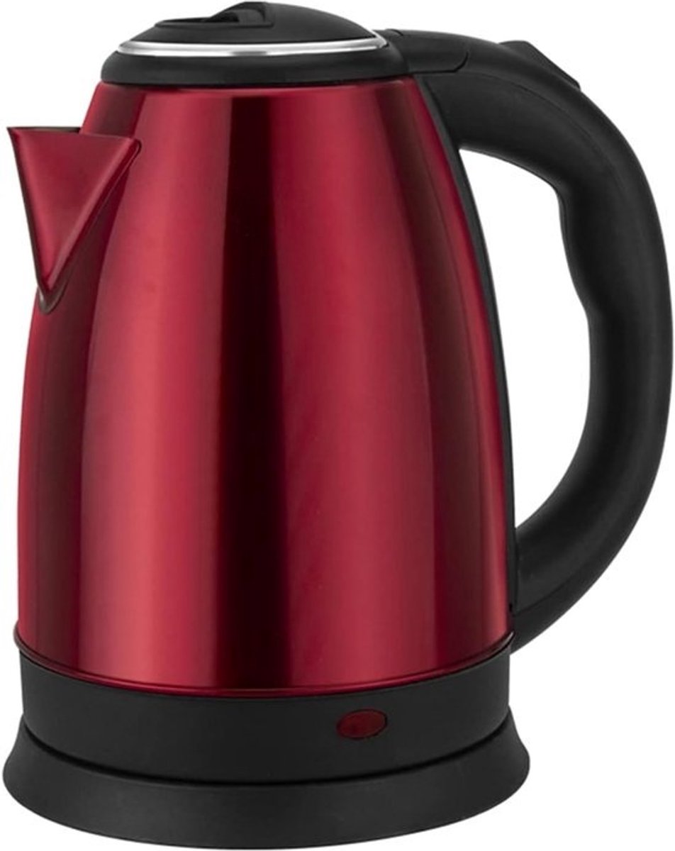 Elektrische Waterkoker - Snel Koken - Warme Dranken - Dubbele Veiligheid - 2 Liter - Rood