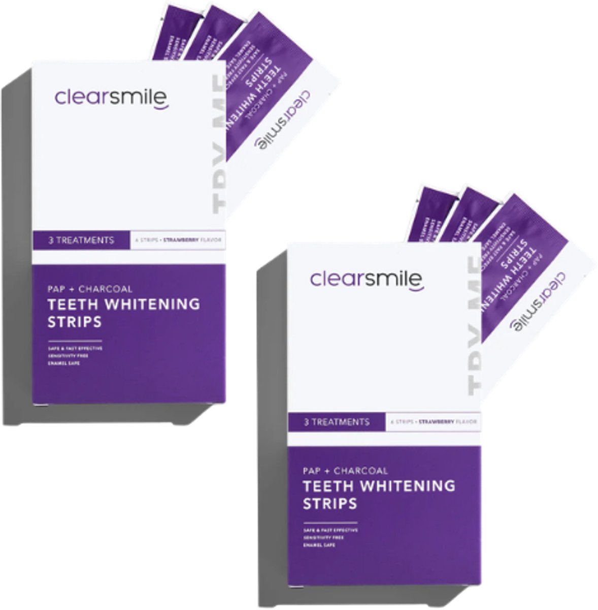 2x Clearsmile PAP+ Whitening Strips - Try Me Pack - 3 Treatments