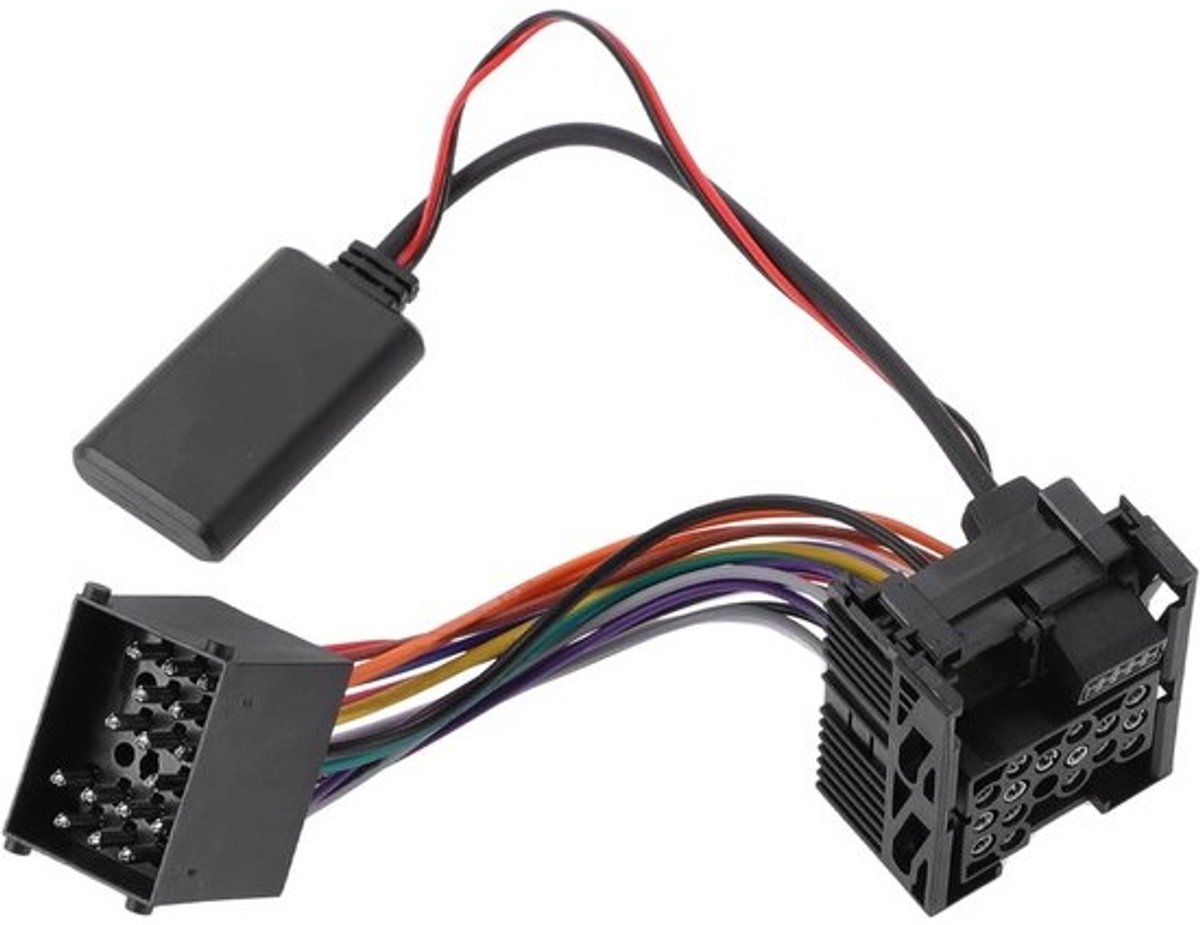 Radio Kabeladapter - Muziek Interface - Auto Audio - Bluetooth Connectie - 11.5cm Lengte - Zwart