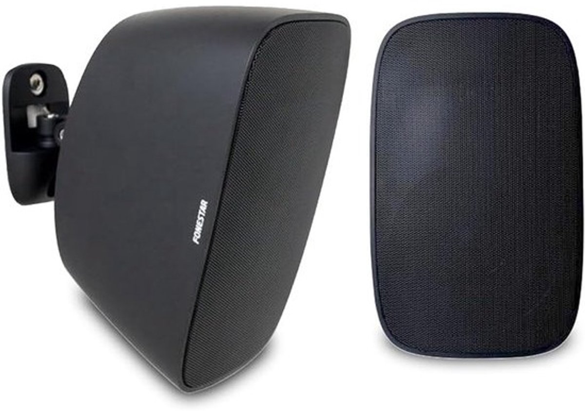 Buitenluidspreker - Weerbestendige Speaker - Omgevingsgeluid Buiten - 1000W Maximaal Vermogen - 10x48x50cm - Wit Grijs