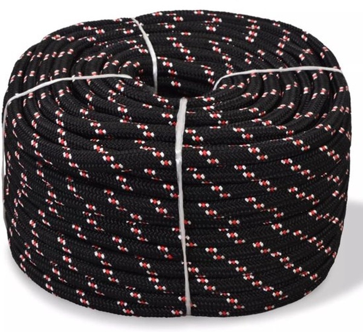 Boottouw Multifunctioneel - Sterk Touw - Watersport Gebruik - Zinkt Niet - 6mm x 100m - Wit